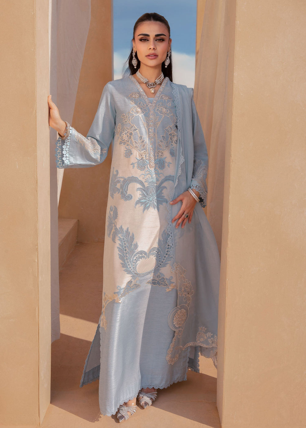 Saira Shakira | Rosea Casual Pret 25 | Keshi - by Libasekhas UK - Registered Vendor of : Saira Shakira - 100% Original Designer Dress