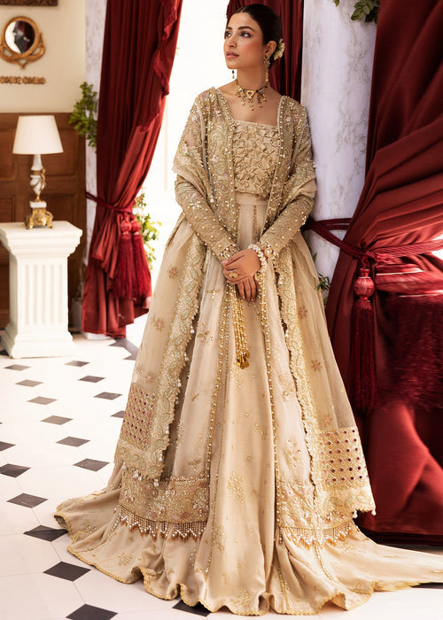 Sadaf Fawad Khan | Wedding Festive 25 | Ivory Celeste - by Libasekhas UK - Registered Vendor of : Sadaf Fawad Khan - 100% Original Designer Dress