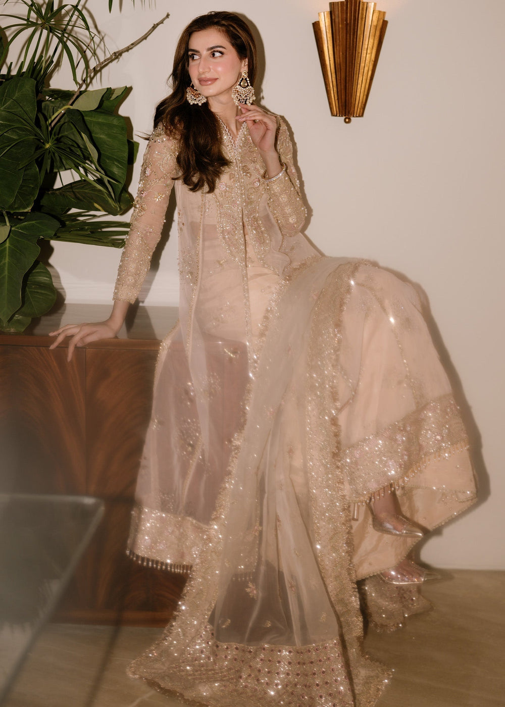 Sadaf Fawad Khan | Festive 25 | Ivory Celeste - by Libasekhas UK - Registered Vendor of : Sadaf Fawad Khan - 100% Original Designer Dress