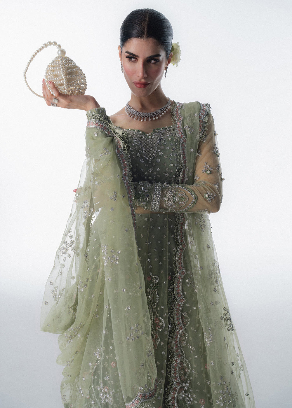 Sadaf Fawad Khan | Festive 25 | Seafoam - by Libasekhas UK - Registered Vendor of : Sadaf Fawad Khan - 100% Original Designer Dress