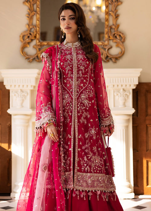 Sadaf Fawad Khan | Wedding Festive 25 | Fuschia Rose - by Libasekhas UK - Registered Vendor of : Sadaf Fawad Khan - 100% Original Designer Dress