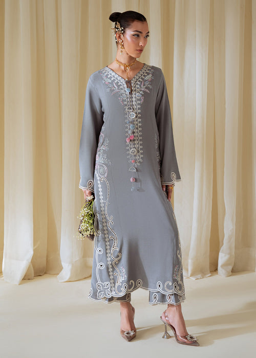 Saira Shakira | Basic Pret 25 | Sapphire Whisper - by Libasekhas UK - Registered Vendor of : Saira Shakira - 100% Original Designer Dress