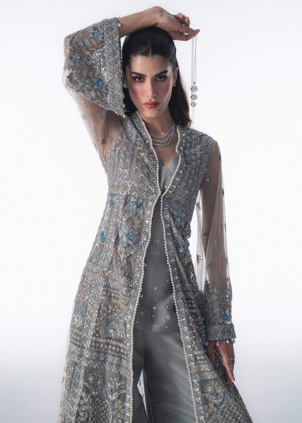 Sadaf Fawad Khan | Festive 25 | Overcast Whisper - by Libasekhas UK - Registered Vendor of : Sadaf Fawad Khan - 100% Original Designer Dress