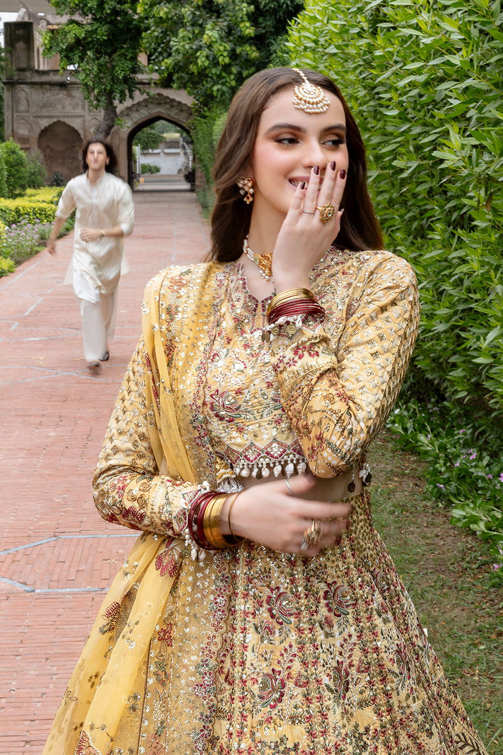 Shagna | Mehfil Festive Formals | SF-02- JHILMIL - by Libasekhas UK - Registered Vendor of : Ramsha - 100% Original Designer Dress
