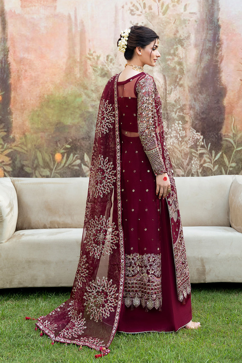Shagna | Mehfil Festive Formals | SF-07-AMANAT - by Libasekhas - Registered Vendor of : Shagna - 100% Original Designer Dress