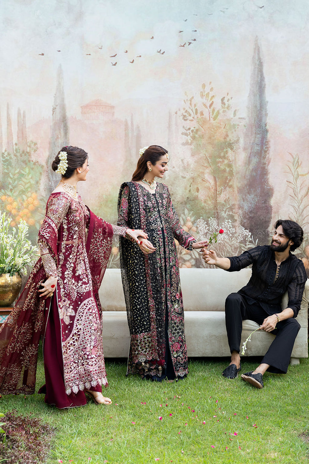 Shagna | Mehfil Festive Formals | SF-07-AMANAT - by Libasekhas UK - Registered Vendor of : Ramsha - 100% Original Designer Dress