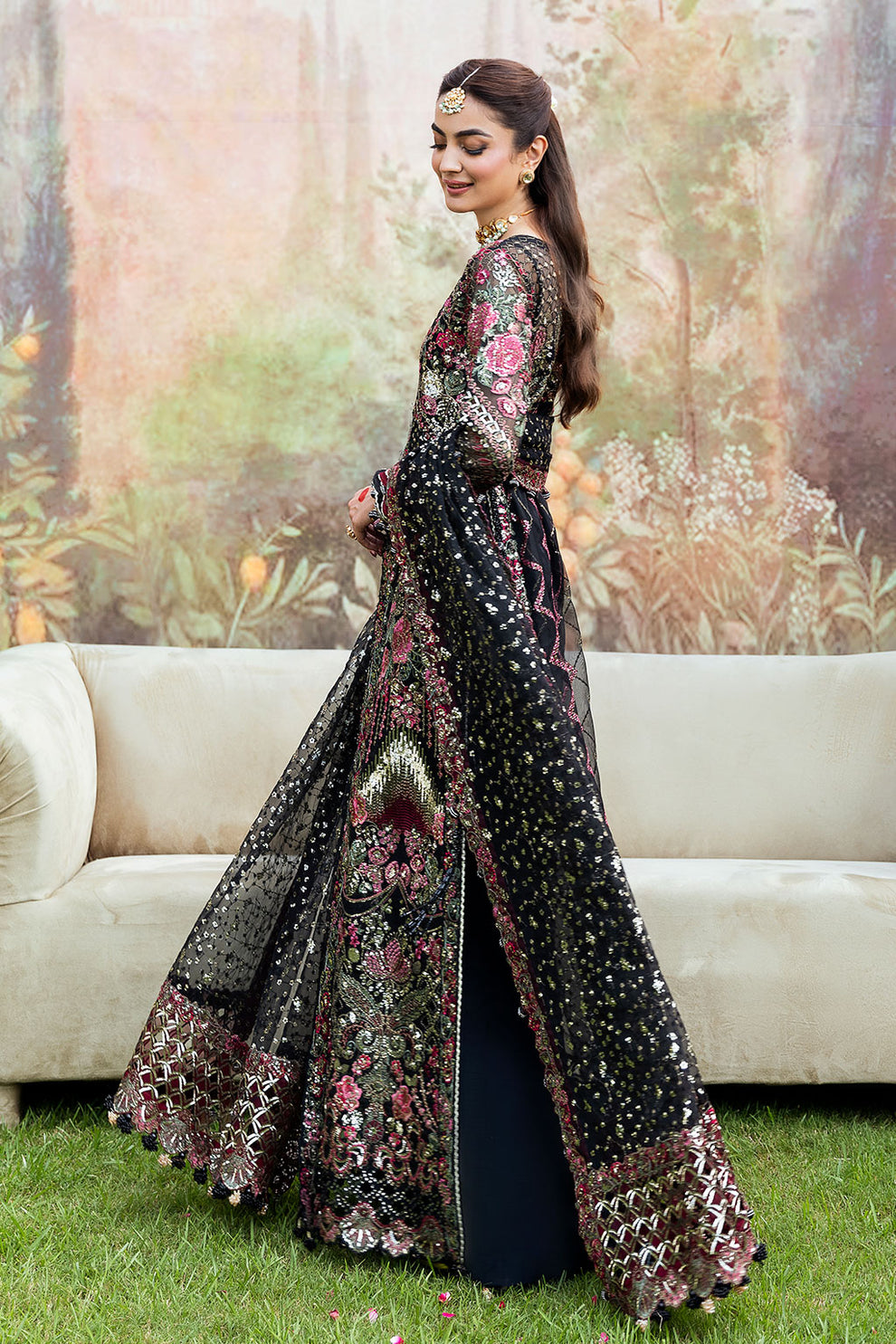 Shagna | Mehfil Festive Formals | SF-08-KAJAL - by Libasekhas UK - Registered Vendor of : Ramsha - 100% Original Designer Dress