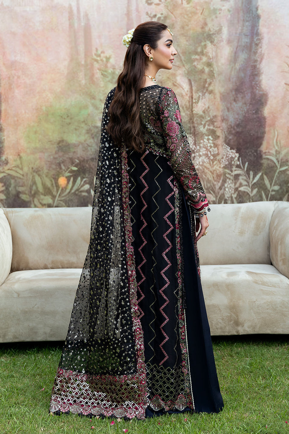 Shagna | Mehfil Festive Formals | SF-08-KAJAL - by Libasekhas UK - Registered Vendor of : Ramsha - 100% Original Designer Dress