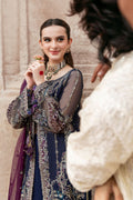 Shagna | Mehfil Festive Formals | SF-09-NEEL - by Libasekhas UK - Registered Vendor of : Ramsha - 100% Original Designer Dress