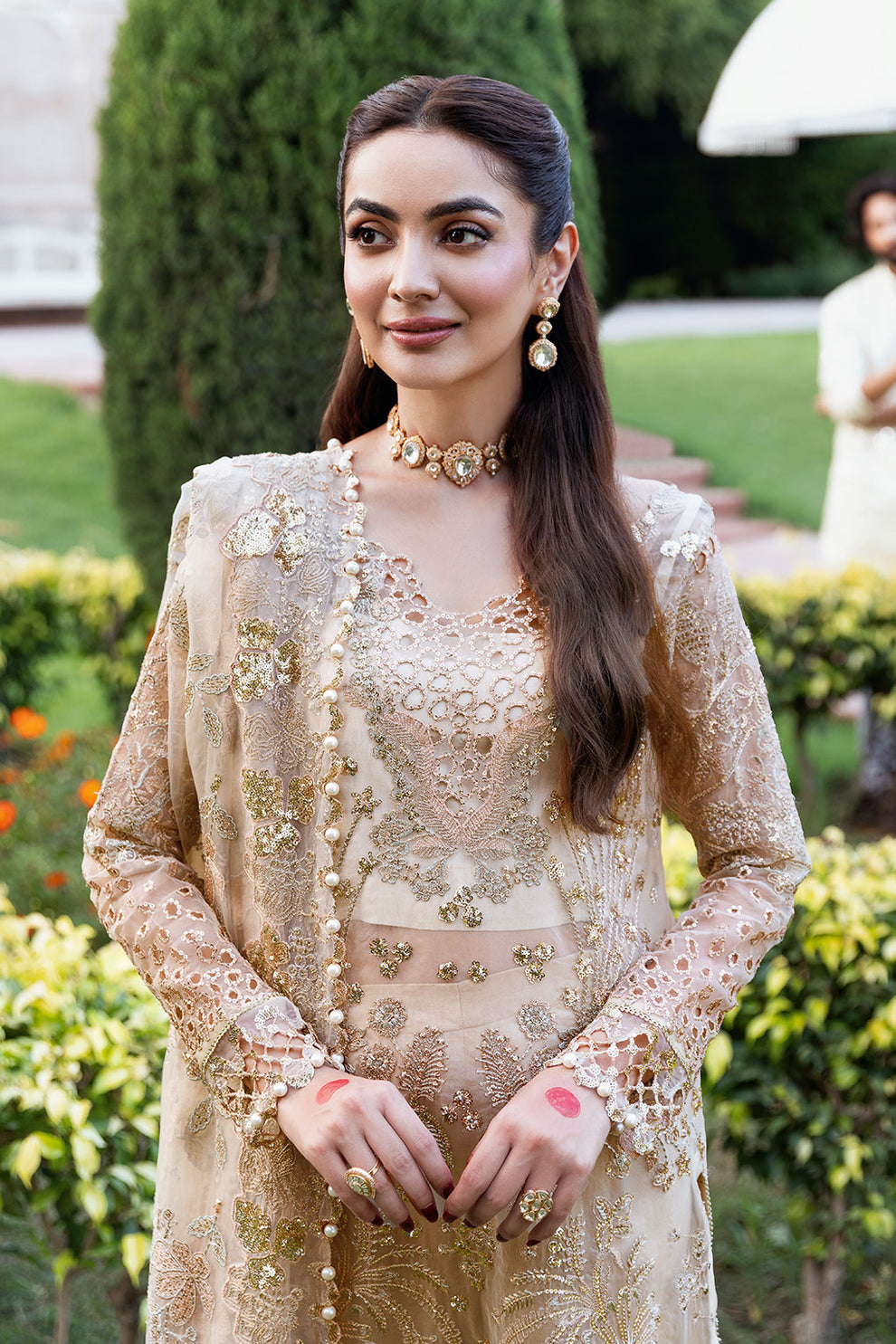 Shagna | Mehfil Festive Formals | SF-05- SUNDAL - by Libasekhas - Registered Vendor of : Shagna - 100% Original Designer Dress