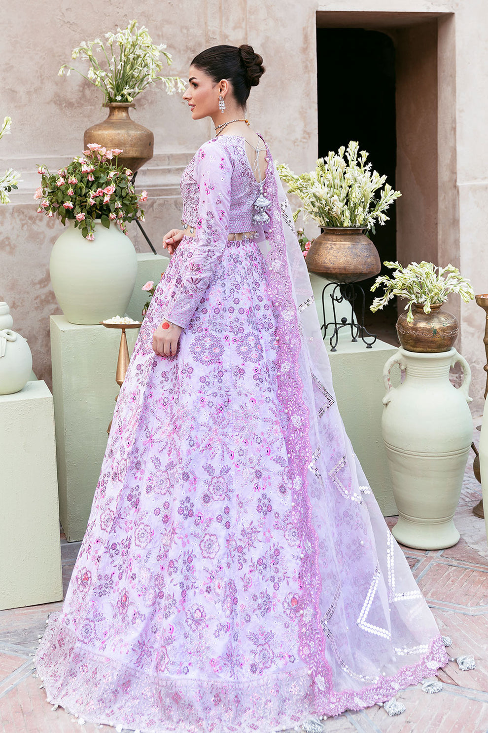 Shagna | Mehfil Festive Formals | SF-10- PANKH - by Libasekhas UK - Registered Vendor of : Ramsha - 100% Original Designer Dress
