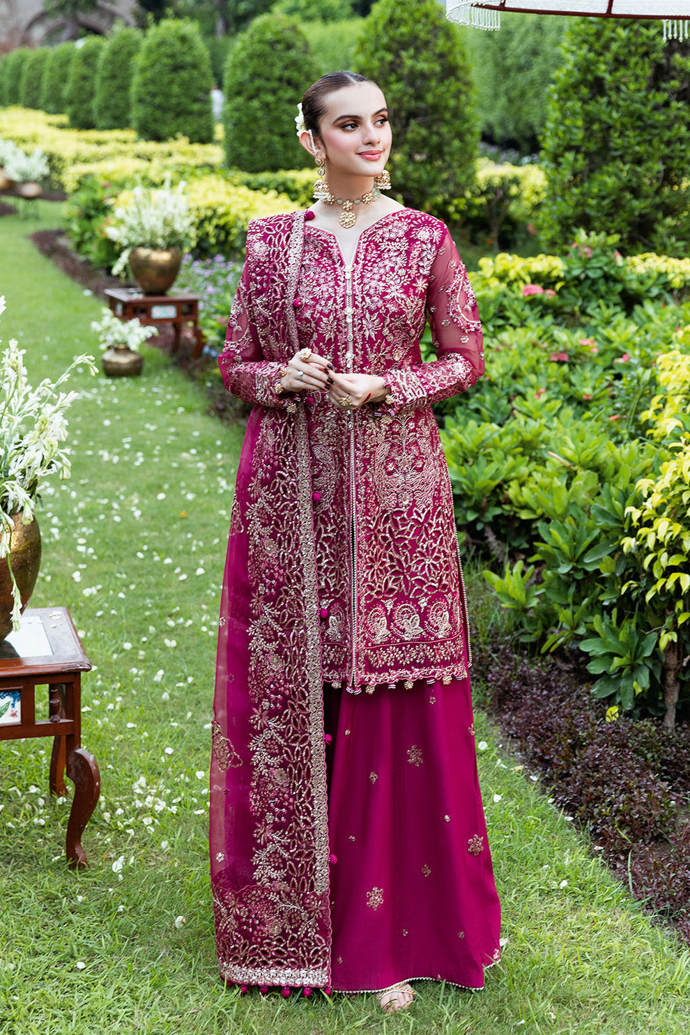 Shagna | Mehfil Festive Formals | SF-03- MAHER - by Libasekhas UK - Registered Vendor of : Ramsha - 100% Original Designer Dress