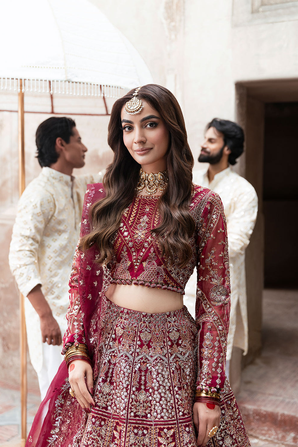 Shagna | Mehfil Festive Formals | SF-01- GULRUKH - by Libasekhas - Registered Vendor of : Shagna - 100% Original Designer Dress