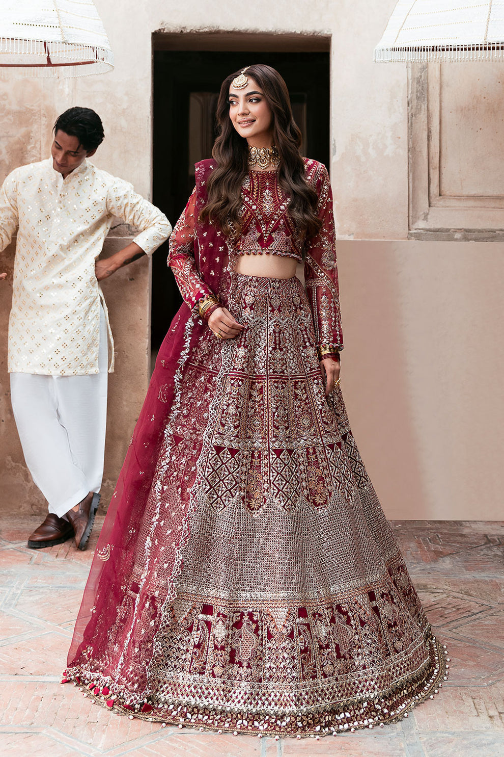 Shagna | Mehfil Festive Formals | SF-01- GULRUKH - by Libasekhas UK - Registered Vendor of : Ramsha - 100% Original Designer Dress