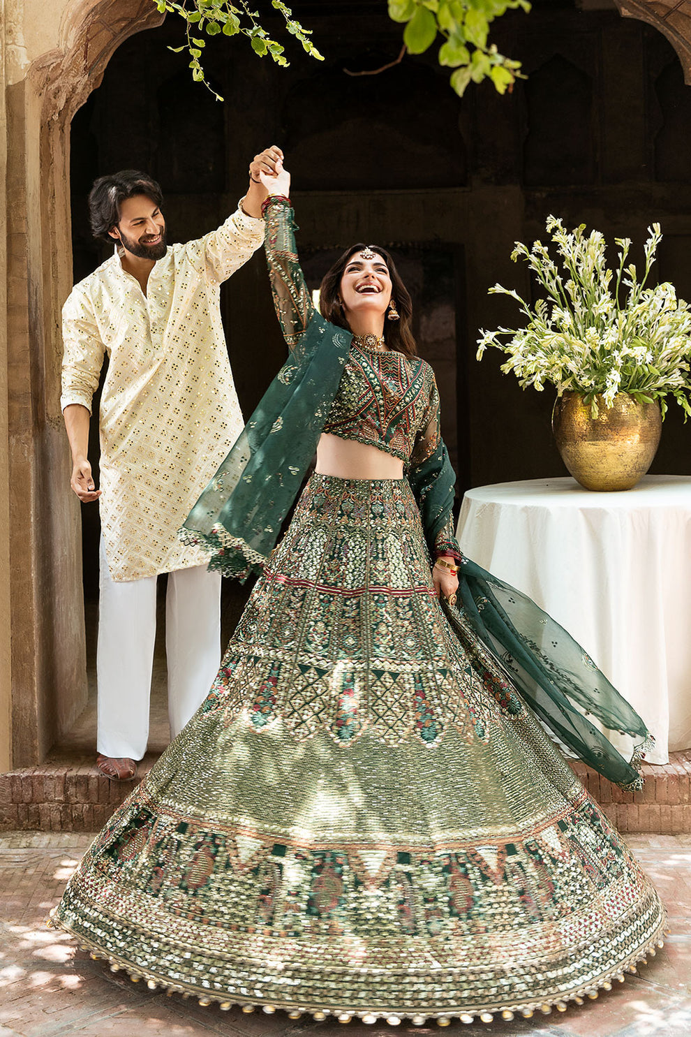 Shagna | Mehfil Festive Formals | SF-06- YAAD - by Libasekhas UK - Registered Vendor of : Ramsha - 100% Original Designer Dress