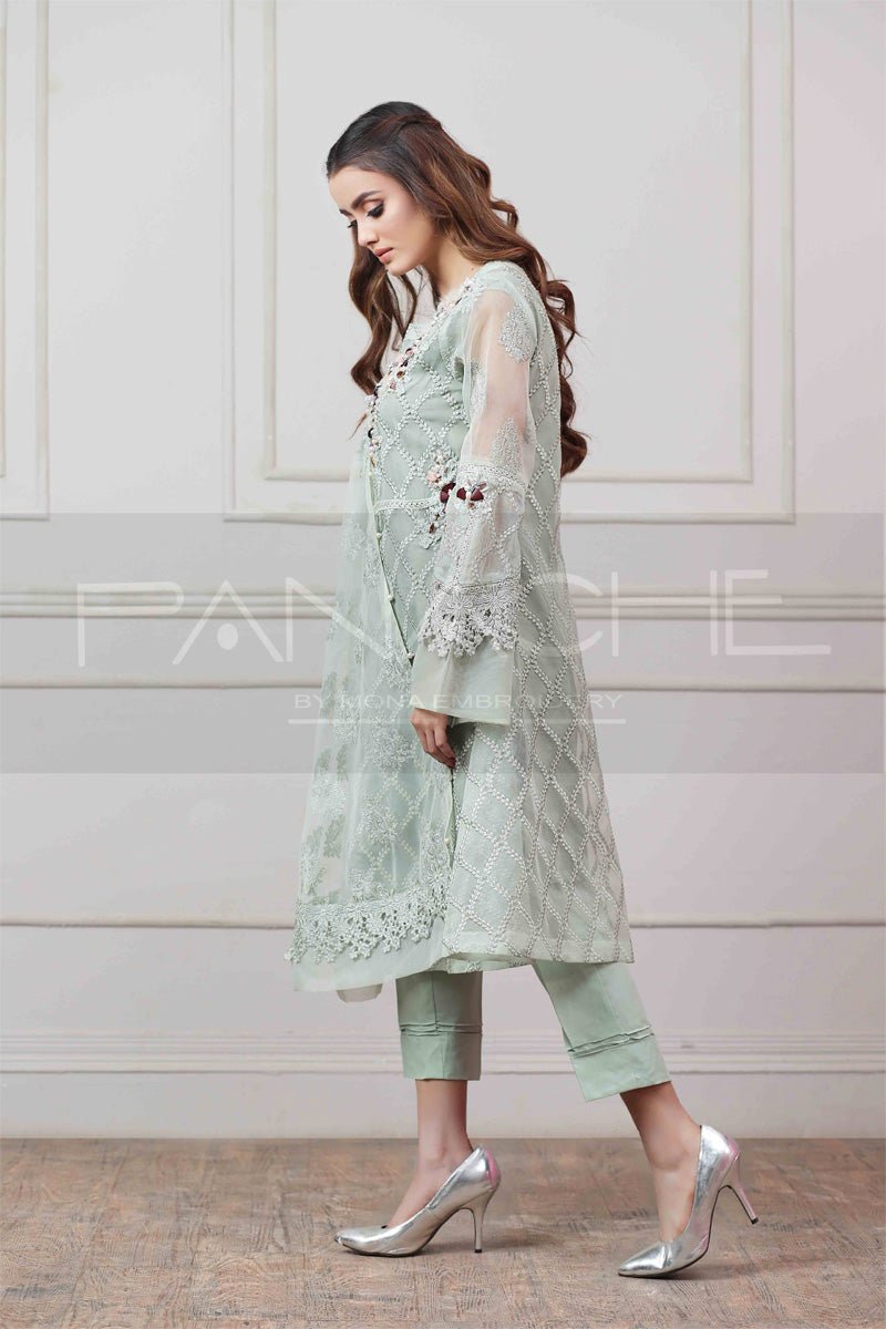 Panache | Pret | Mesmerizing Mint - by - Libasekhas UK - Registered Vendor of : Panache By Mona - 100% Original Designer Dresss