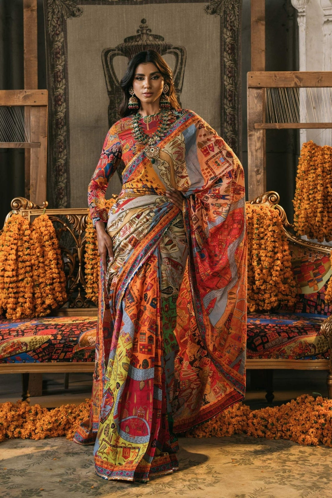 Fahad Hussayn | Lawn Banger | Mewar - by - Libasekhas UK - Registered Vendor of : Fahad Hussayn - 100% Original Designer Dresss