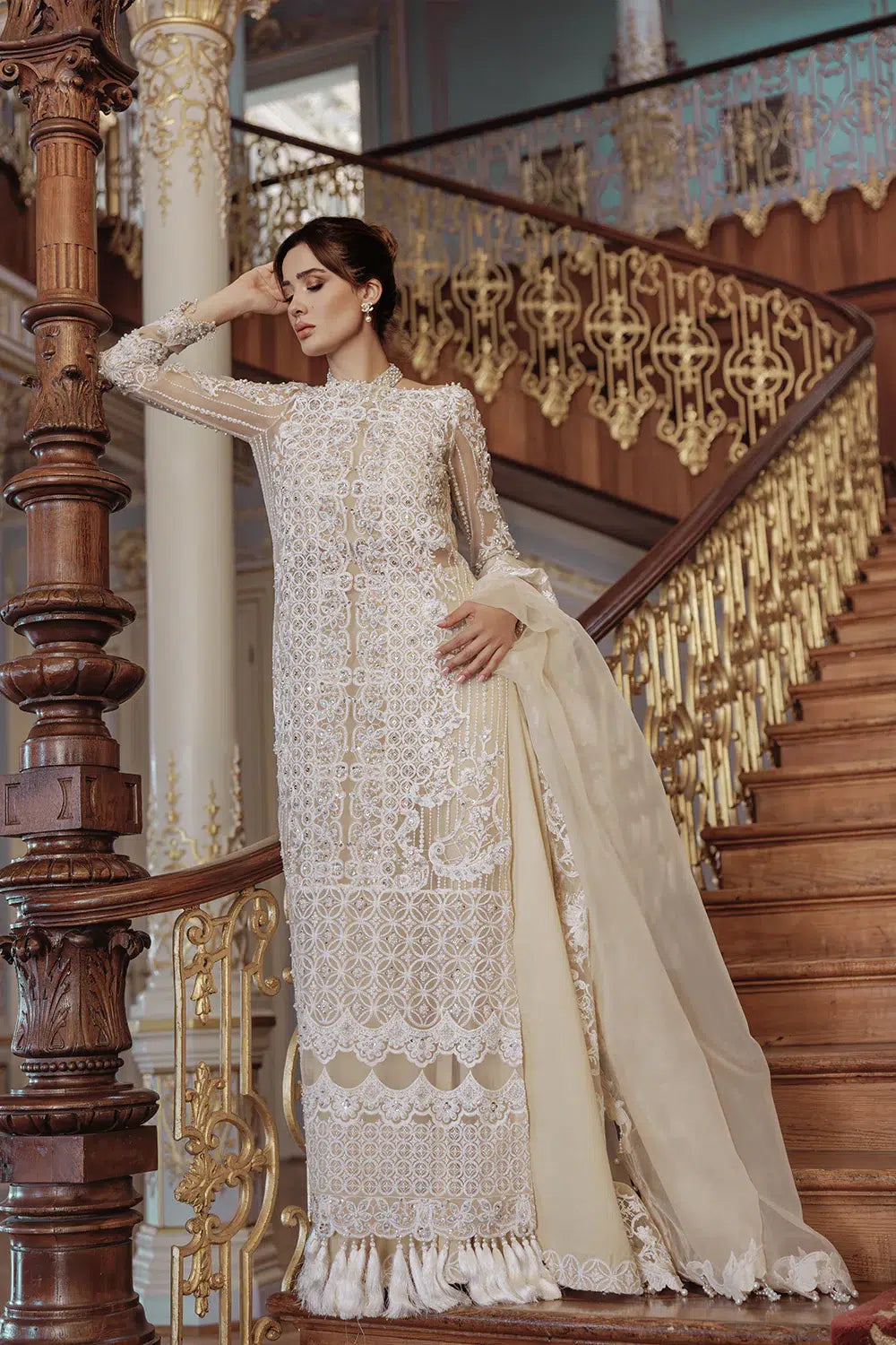 Saira Rizwan | Lumiere Festive 23 | DAISY SR-04 - by - Libasekhas UK - Registered Vendor of : Saira Rizwan - 100% Original Designer Dresss