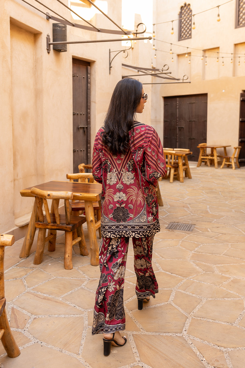Saira Rizwan | Resort Collection 25 | ROSA-SRRC03-25 - by - Libasekhas UK - Registered Vendor of : Saira Rizwan - 100% Original Designer Dresss