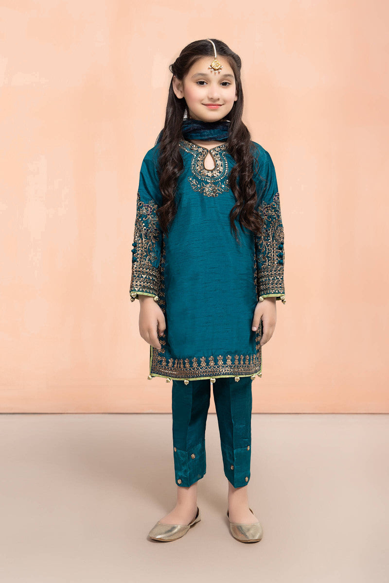 Maria B | 3 Piece Embroidered Lawn Suit | MKS-EF22-30R1 - KidsClothes -  Libasekhas