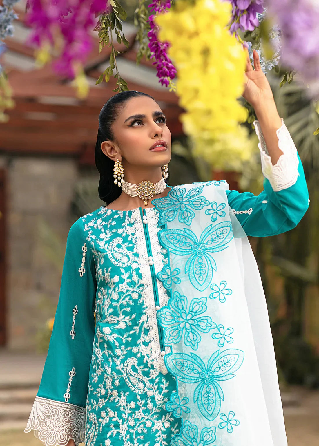 Mohagni | Muntazir Luxury Lawn 24 | MGZ-10 - Libasekhas