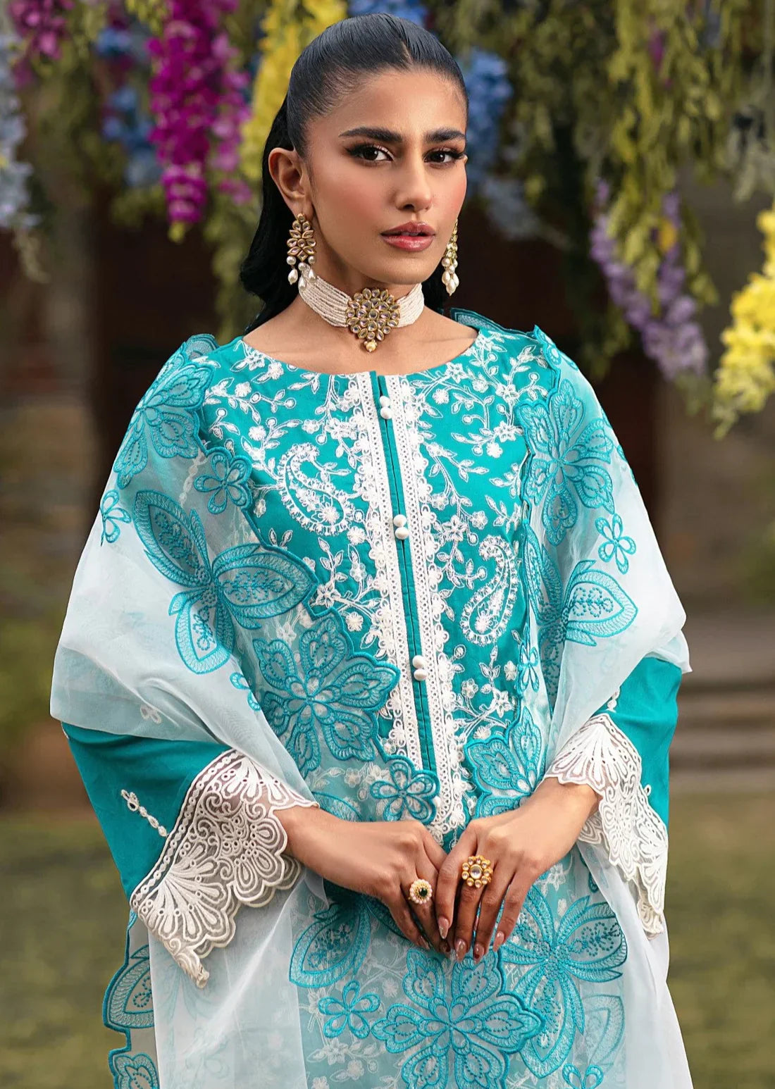 Mohagni | Muntazir Luxury Lawn 24 | MGZ-10 - Libasekhas