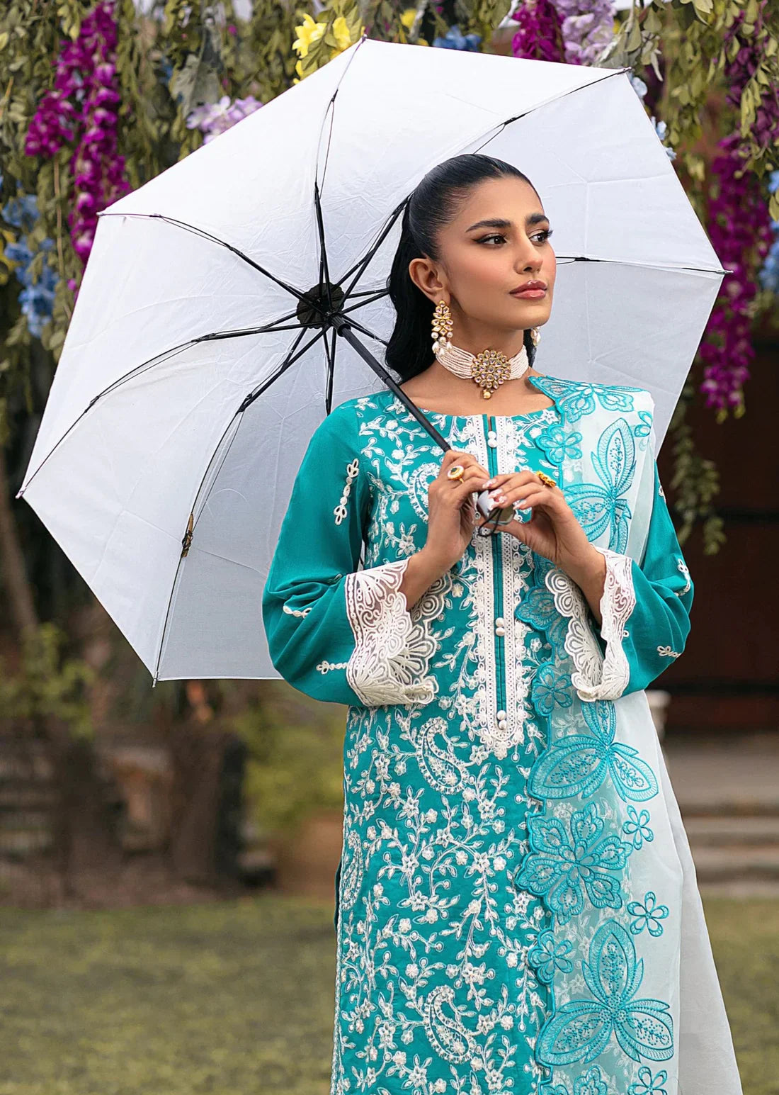Mohagni | Muntazir Luxury Lawn 24 | MGZ-10 - Libasekhas