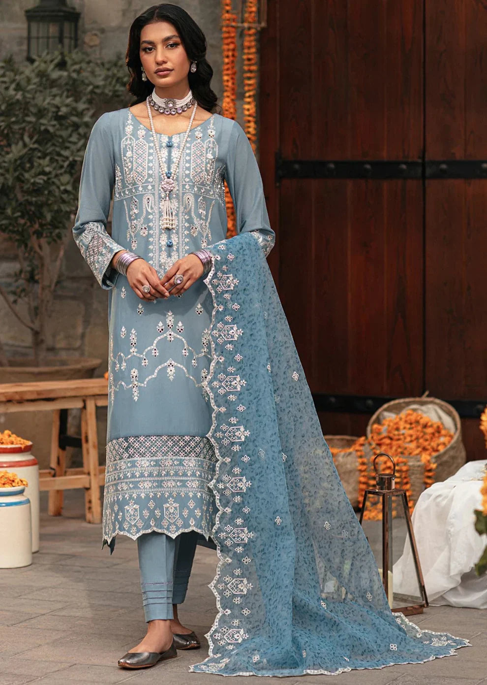 Mohagni | Muntazir Luxury Lawn 24 | CM-07 - Libasekhas