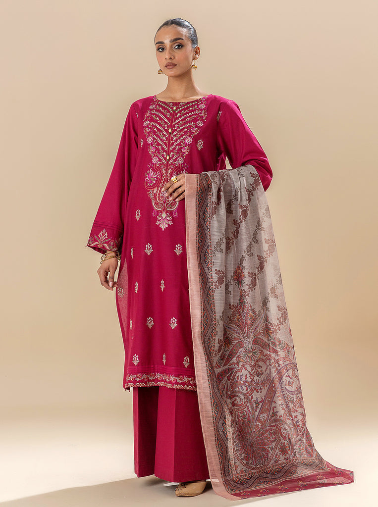 Morbagh | Lawn Collection 24 | RASPBERRY COULIS - by - Libasekhas UK - Registered Vendor of : Morbagh - 100% Original Designer Dresss