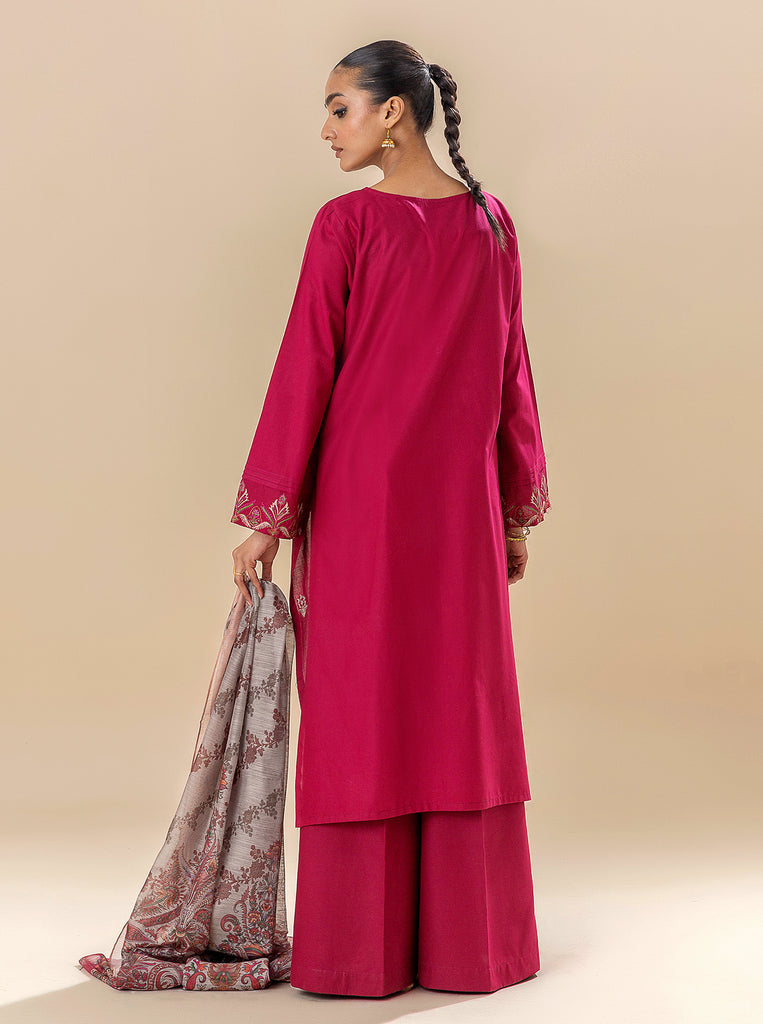 Morbagh | Lawn Collection 24 | RASPBERRY COULIS - by - Libasekhas UK - Registered Vendor of : Morbagh - 100% Original Designer Dresss