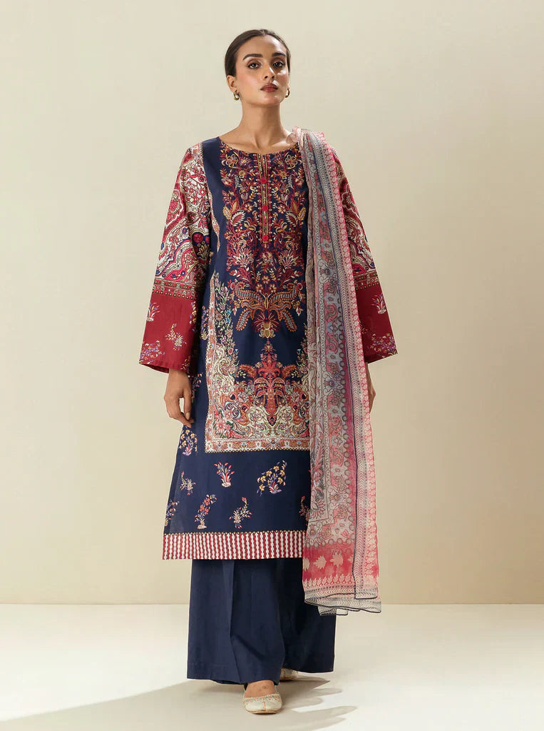 Morbagh | Lawn Collection 24 | PANSY PETALS - by - Libasekhas UK - Registered Vendor of : Morbagh - 100% Original Designer Dresss