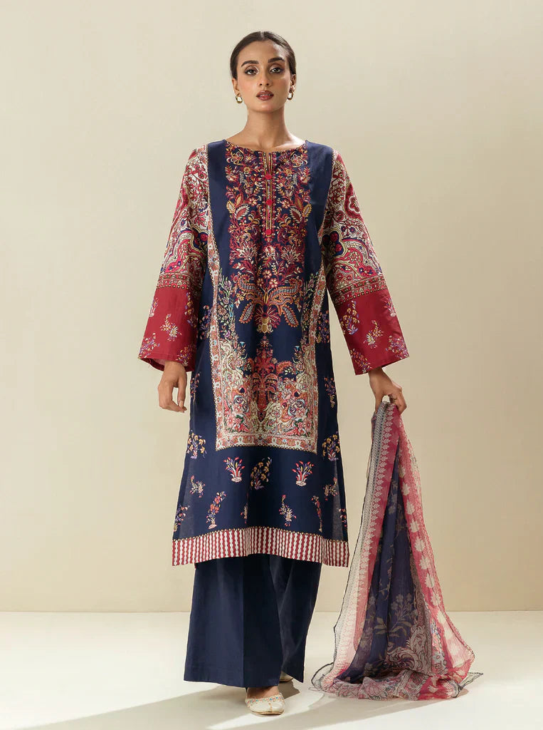 Morbagh | Lawn Collection 24 | PANSY PETALS - by - Libasekhas UK - Registered Vendor of : Morbagh - 100% Original Designer Dresss