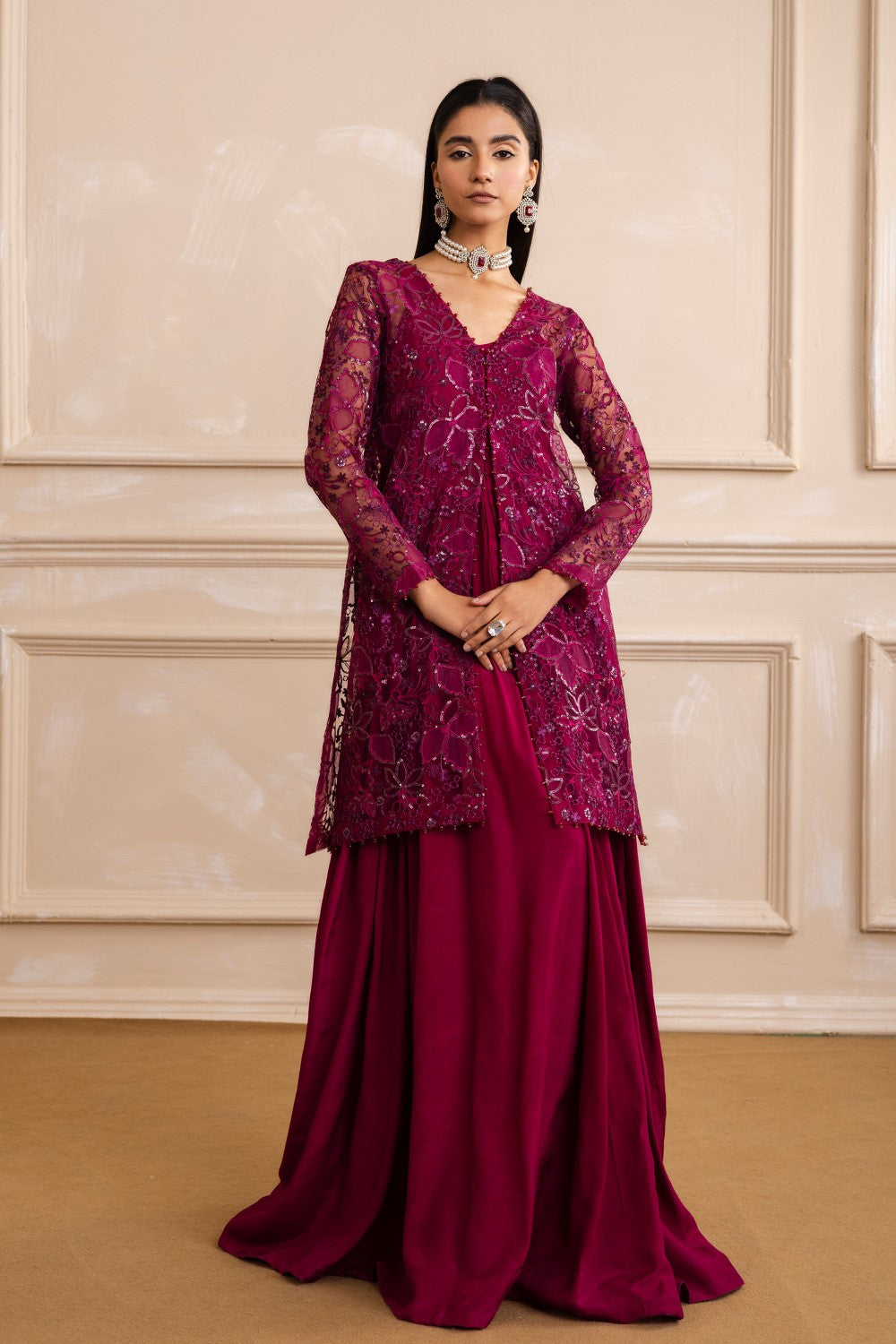 Maryum N Maria | Zaira Pret |   MULBERRY - by - Libasekhas UK - Registered Vendor of : Maryum N Maria - 100% Original Designer Dresss