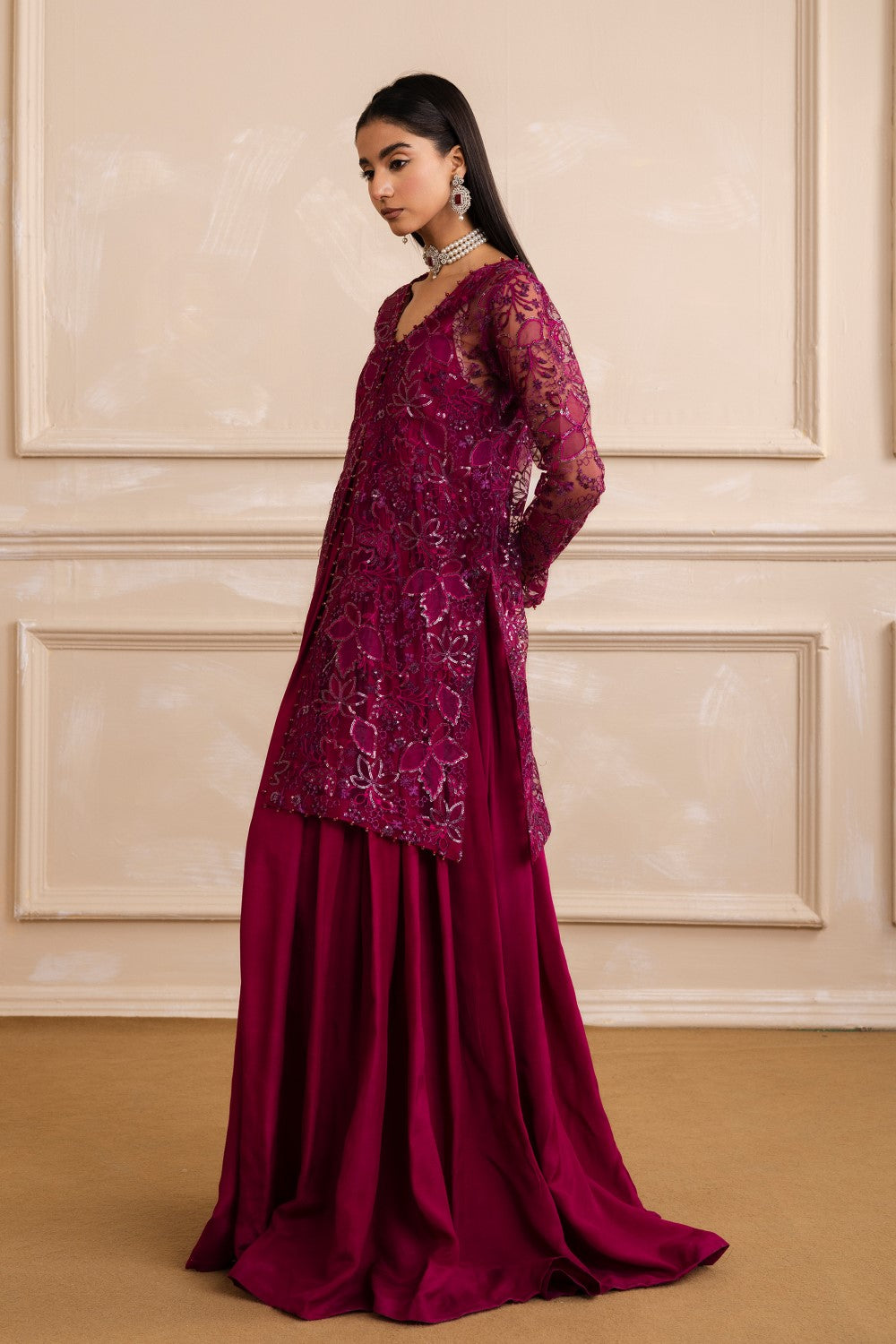 Maryum N Maria | Zaira Pret |   MULBERRY - by - Libasekhas UK - Registered Vendor of : Maryum N Maria - 100% Original Designer Dresss