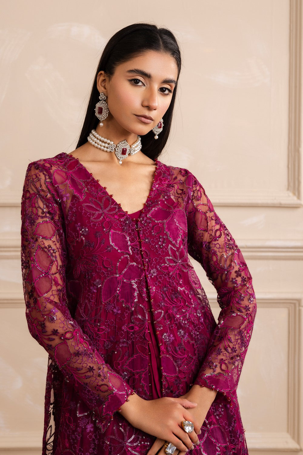 Maryum N Maria | Zaira Pret |   MULBERRY - by - Libasekhas UK - Registered Vendor of : Maryum N Maria - 100% Original Designer Dresss