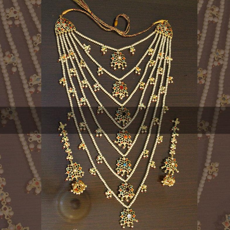Mala Necklace-0054 - by - Libasekhas UK - Registered Vendor of : Zeesy - 100% Original Designer Dresss