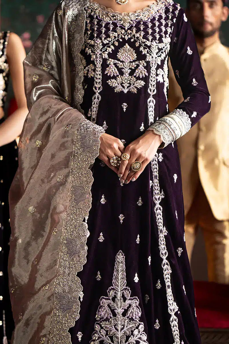 Mushq | Niloufer Velvet Edit 23 | Shirin - by - Libasekhas UK - Registered Vendor of : Mushq - 100% Original Designer Dresss