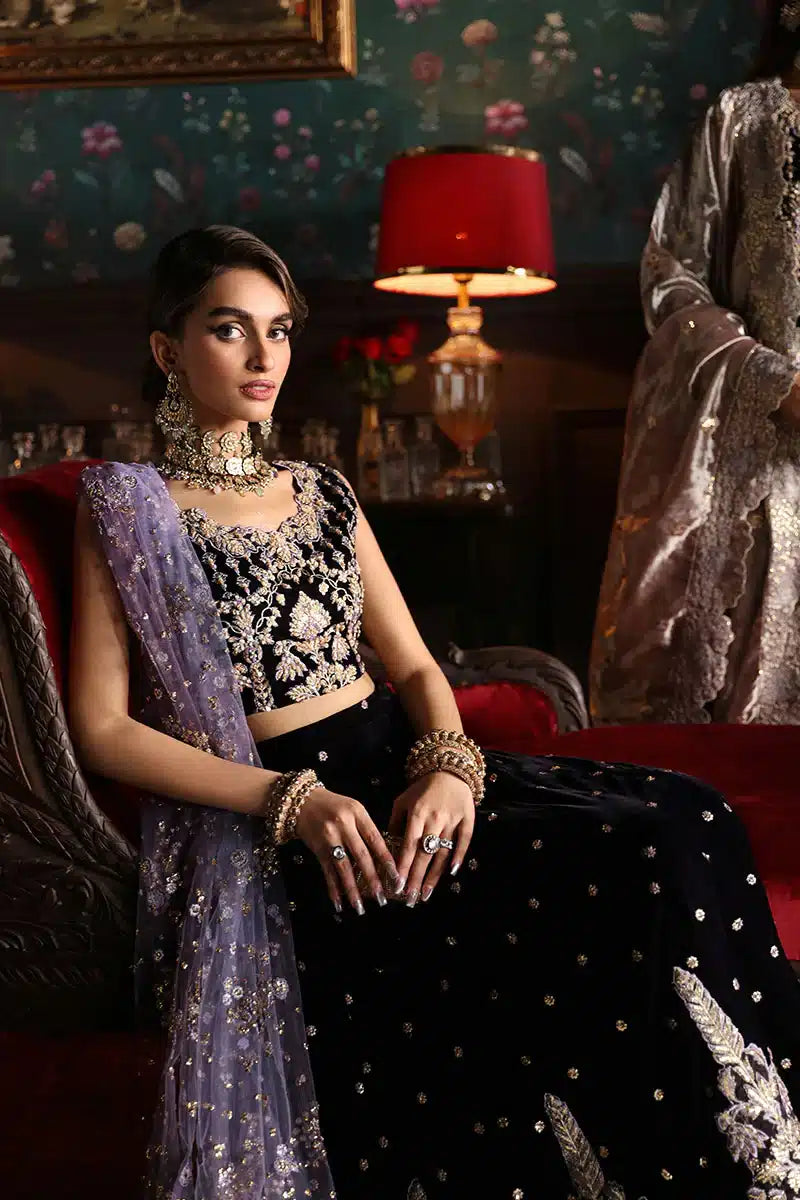 Mushq | Niloufer Velvet Edit 23 | Shirin - by - Libasekhas UK - Registered Vendor of : Mushq - 100% Original Designer Dresss