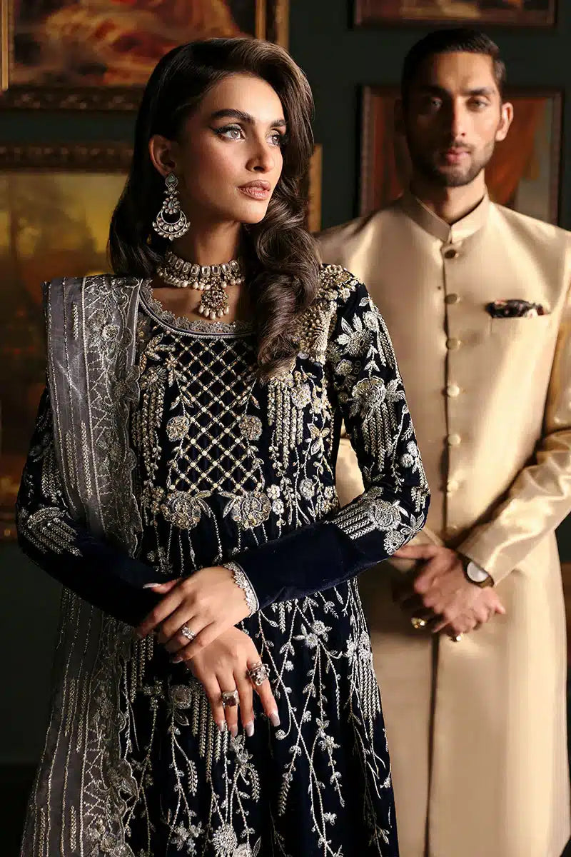 Mushq | Niloufer Velvet Edit 23 | Yasmin - by - Libasekhas UK - Registered Vendor of : Mushq - 100% Original Designer Dresss