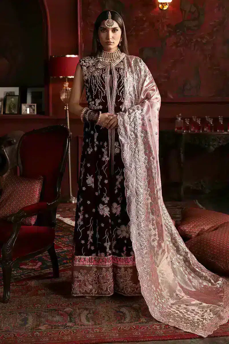 Mushq | Niloufer Velvet Edit 23 | Golnar - by - Libasekhas UK - Registered Vendor of : Mushq - 100% Original Designer Dresss
