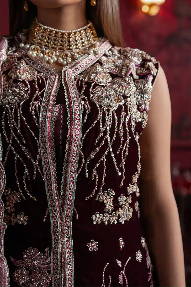 Mushq | Niloufer Velvet Edit 23 | Golnar - by - Libasekhas UK - Registered Vendor of : Mushq - 100% Original Designer Dresss