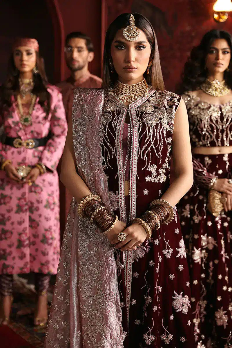 Mushq | Niloufer Velvet Edit 23 | Golnar - by - Libasekhas UK - Registered Vendor of : Mushq - 100% Original Designer Dresss