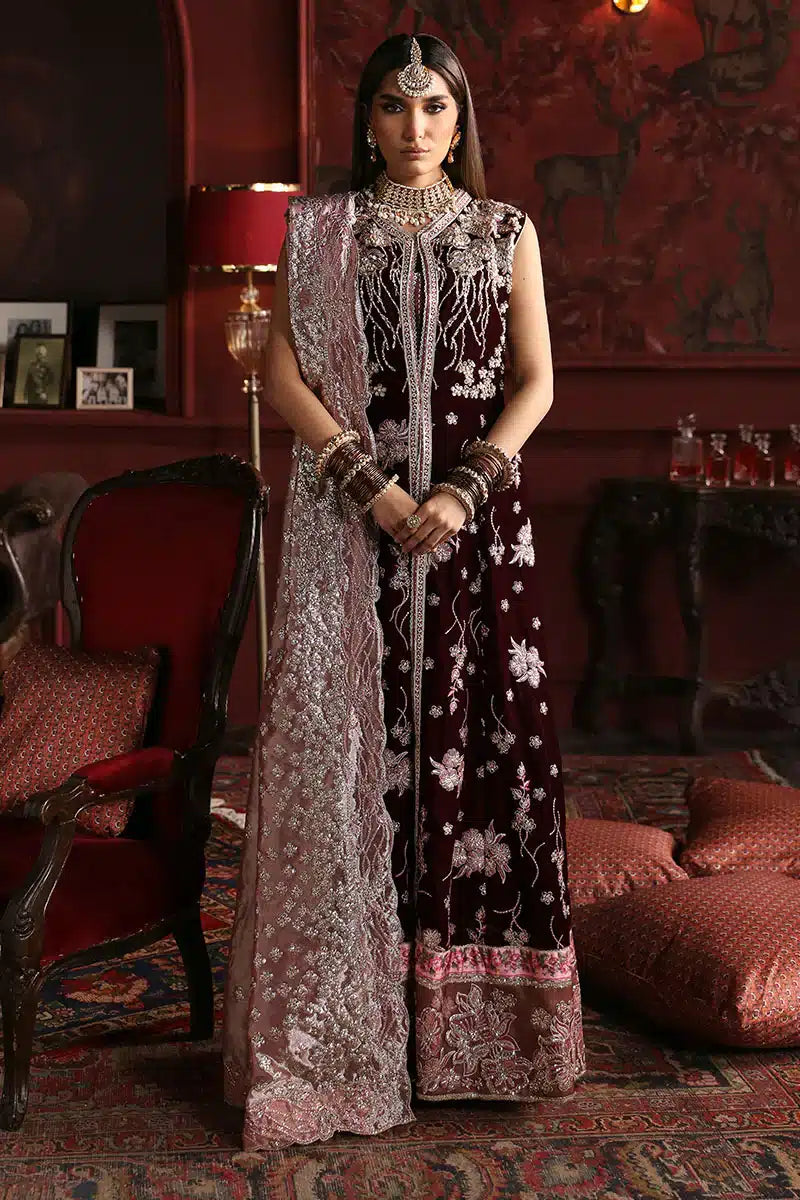 Mushq | Niloufer Velvet Edit 23 | Golnar - by - Libasekhas UK - Registered Vendor of : Mushq - 100% Original Designer Dresss