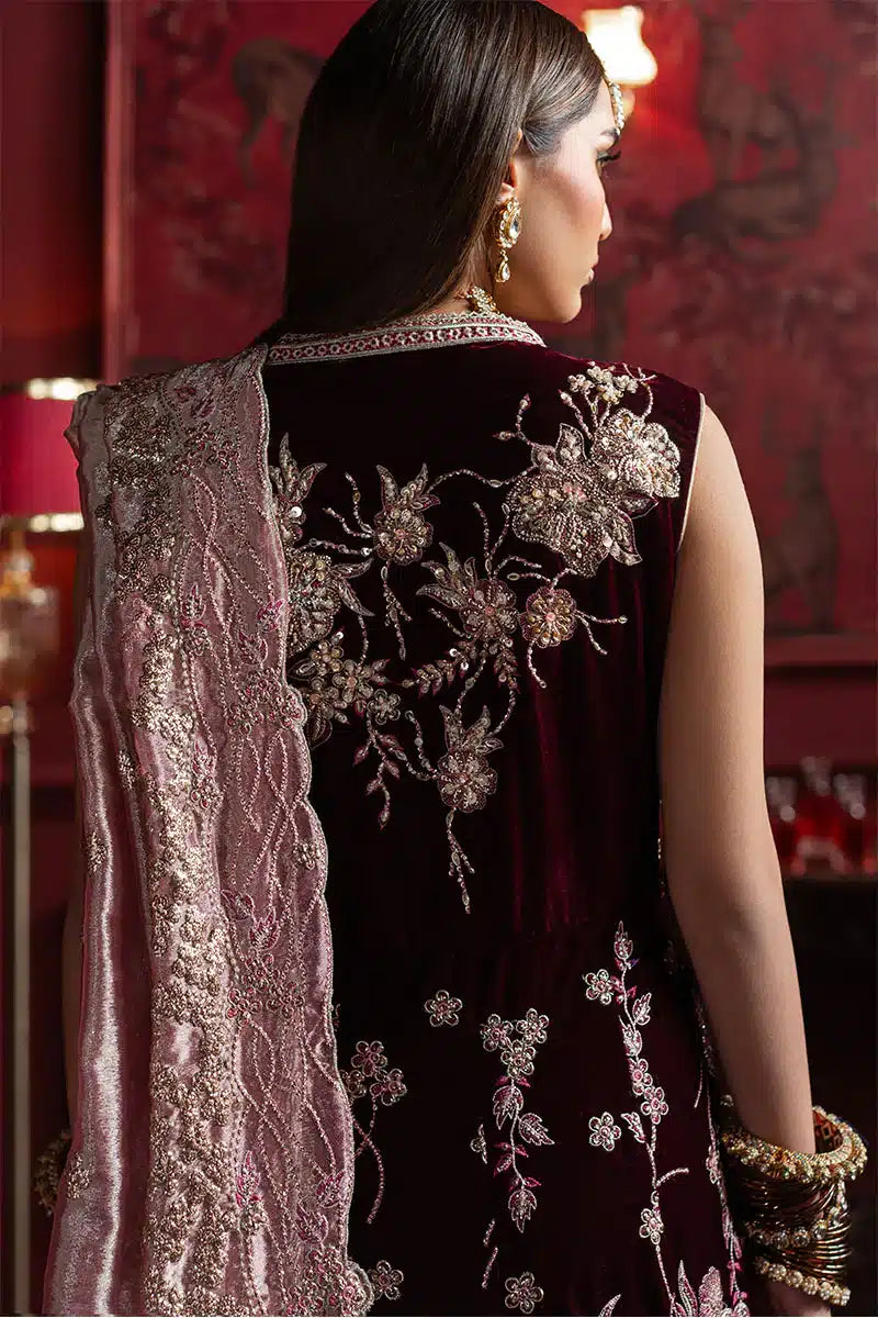 Mushq | Niloufer Velvet Edit 23 | Golnar - by - Libasekhas UK - Registered Vendor of : Mushq - 100% Original Designer Dresss