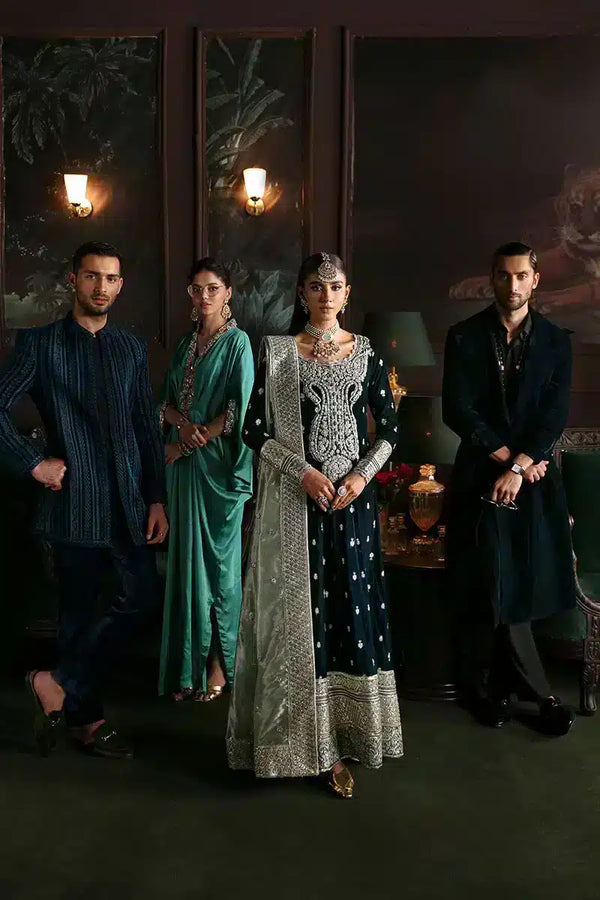 Mushq | Niloufer Velvet Edit 23 | Royan - by - Libasekhas UK - Registered Vendor of : Mushq - 100% Original Designer Dresss