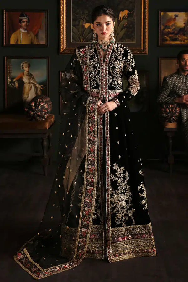 Mushq | Niloufer Velvet Edit 23 | Pari - by - Libasekhas UK - Registered Vendor of : Mushq - 100% Original Designer Dresss