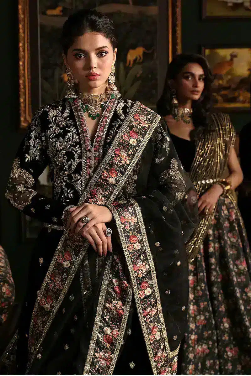 Mushq | Niloufer Velvet Edit 23 | Pari - by - Libasekhas UK - Registered Vendor of : Mushq - 100% Original Designer Dresss