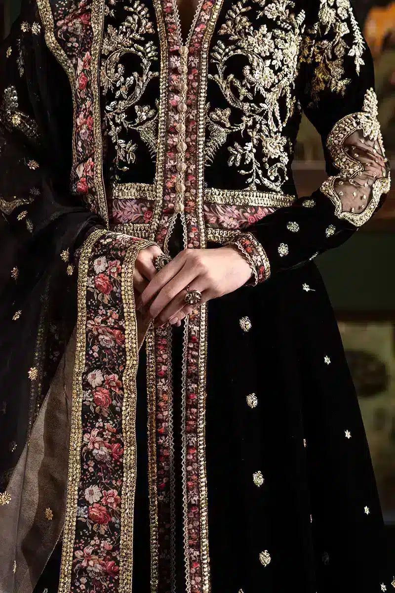 Mushq | Niloufer Velvet Edit 23 | Pari - by - Libasekhas UK - Registered Vendor of : Mushq - 100% Original Designer Dresss