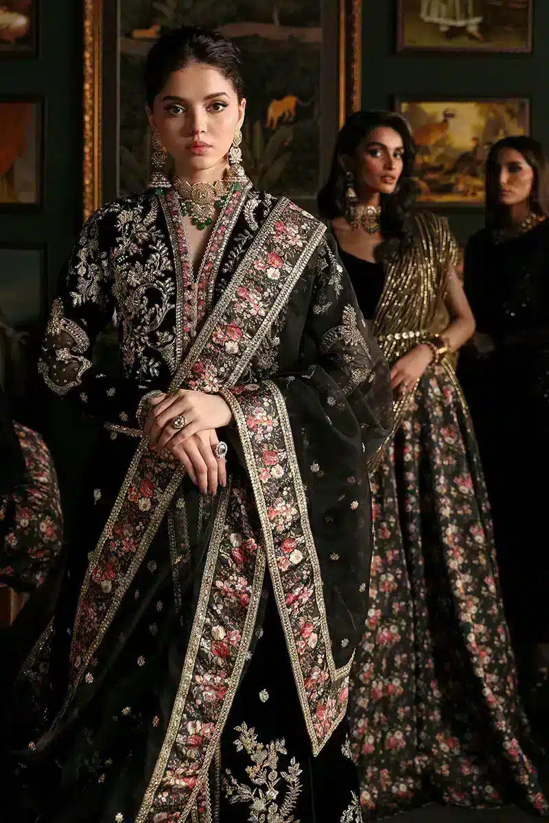 Mushq | Niloufer Velvet Edit 23 | Pari - by - Libasekhas UK - Registered Vendor of : Mushq - 100% Original Designer Dresss