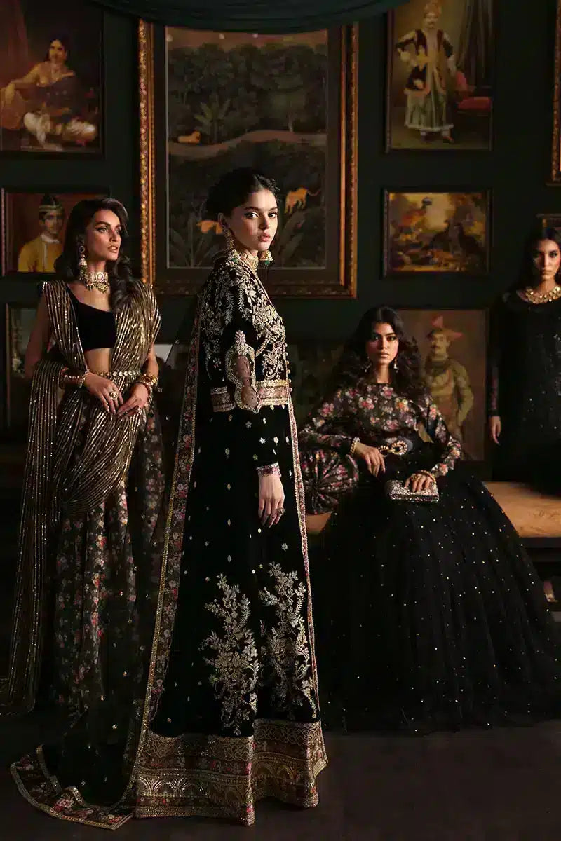 Mushq | Niloufer Velvet Edit 23 | Pari - by - Libasekhas UK - Registered Vendor of : Mushq - 100% Original Designer Dresss